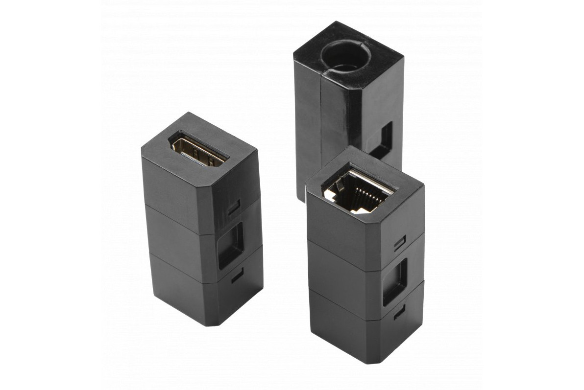 Врезная розетка с крышкой CHARGER PLUS 1xSCHUCKO, USB A+C (сменные USB-A, HDMI, RJ45), черный - фото 4 - id-p212271711