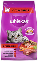 Whiskas Вкусные подушечки (говядина), 1,9 кг
