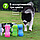 Дорожная бутылка поилка - кормушка  для собак и кошек Pet Water Bottle 2 в 1  Розовый, фото 9