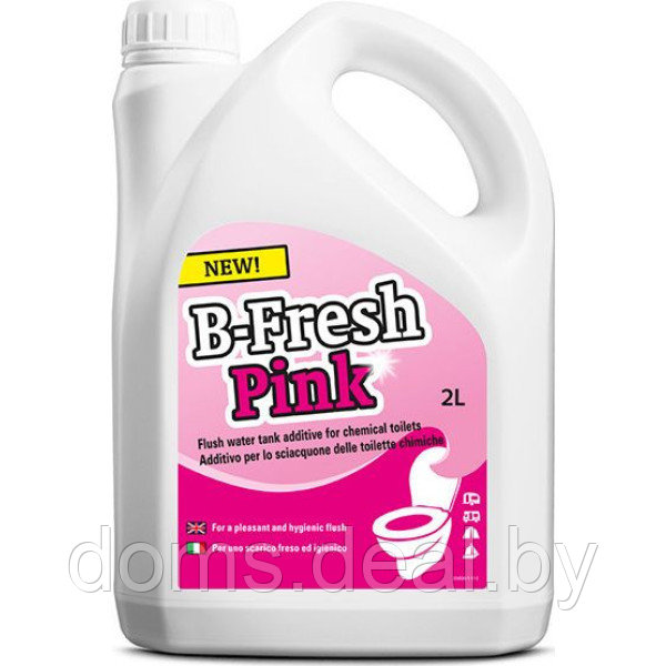 Жидкость-концентрат с коротким действием заправки Thetford B-Fresh Pink, 2л Thetford B-Fresh Pink - фото 1 - id-p212276176