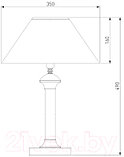 Прикроватная лампа Евросвет Majorka 008/1T RDM, фото 3