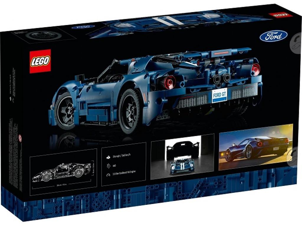 LEGO Technic 42154 2022 Ford GT - фото 3 - id-p212300417