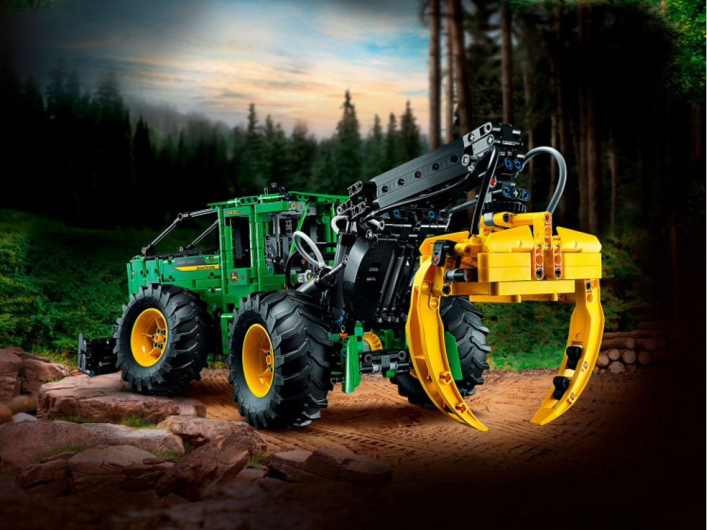 LEGO Technic 42157 Трелевочный трактор John Deere 948L-II - фото 2 - id-p212301352