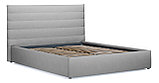 Кровать АМАЛИЯ 160 RUDY-2 1501 A1 color 20 (серебристый серый) Нижегородмебель и К, фото 2