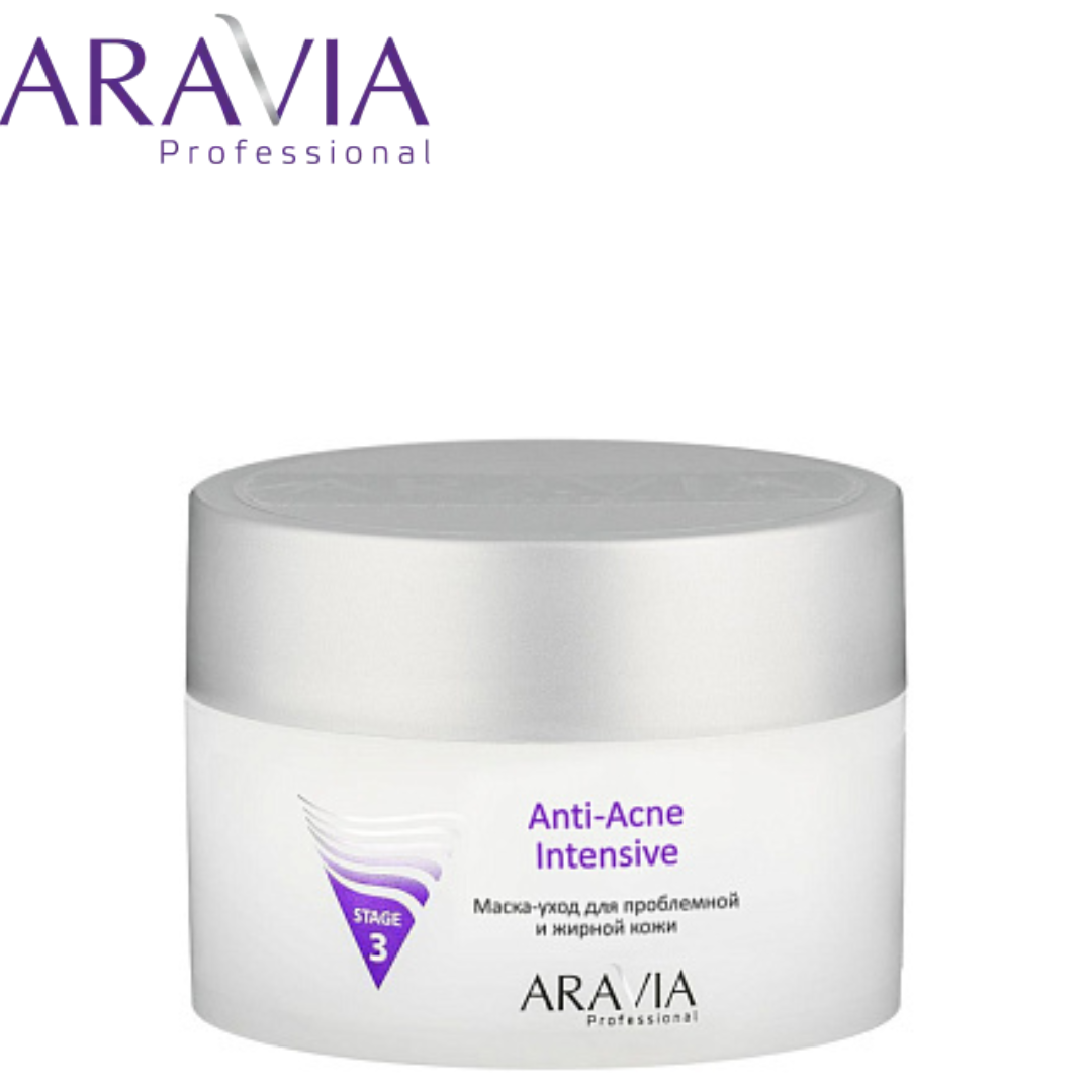 Маска-уход для проблемной и жирной кожи Anti-Acne Intensive Aravia Professional