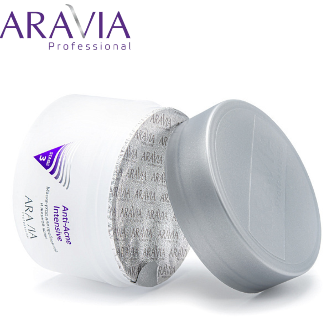 Маска для проблемной и жирной кожи Anti-Acne Intensive Aravia Professional - фото 4 - id-p212306100