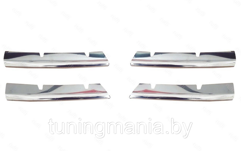 Хромированные накладки на решетку VW Touareg - фото 1 - id-p212320089
