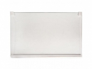 Полка-стекло холодильника Атлант с обрамлением с одной стороны 520x340 мм нижняя (код 371320307100)