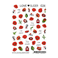 Слайдер Crazy Shine Nails mini LOVE SLIDER 024 (7x10)