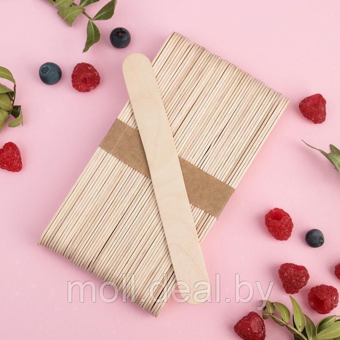 Набор деревянных палочек для мороженого, 15×1,9 см, 50 шт - фото 2 - id-p211721056