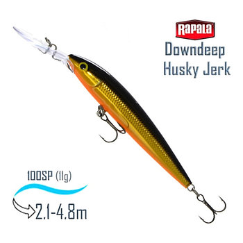 Воблер RAPALA Downdeep Husky Jerk 10, G