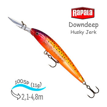 Воблер RAPALA Downdeep Husky Jerk 10, GPSF