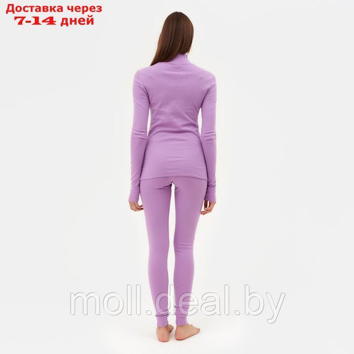 Термобельё женское (лонгслив, лосины) MINAKU цвет фиолетовый, размер 54 - фото 5 - id-p212285040