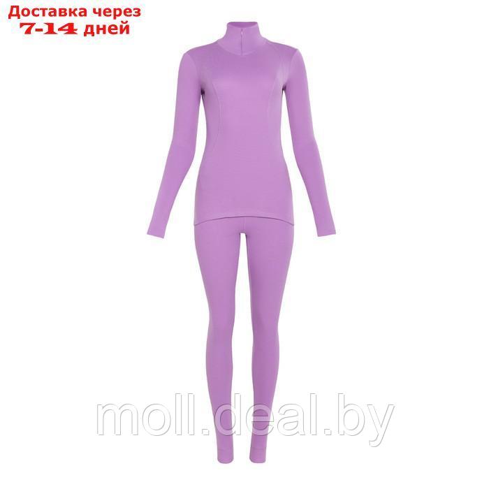 Термобельё женское (лонгслив, лосины) MINAKU цвет фиолетовый, размер 54 - фото 8 - id-p212285040