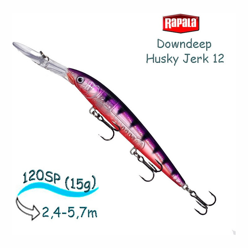 Воблер RAPALA Downdeep Husky Jerk 12, GPP - фото 1 - id-p212323953