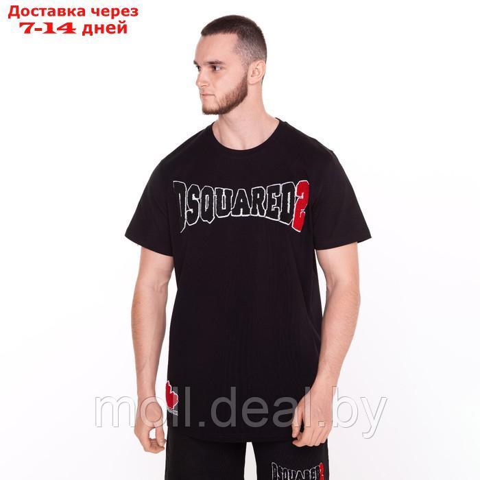 Костюм мужской (футболка/шорты), цвет чёрный/принт МИКС, размер 2XL - фото 6 - id-p212288340