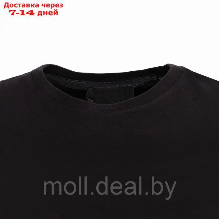 Костюм мужской (футболка/шорты), цвет чёрный/принт МИКС, размер 2XL - фото 10 - id-p212288340