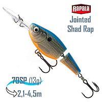 Воблер RAPALA Jointed Shad Rap 07, BSD