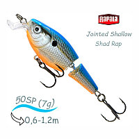 Воблер RAPALA Jointed Shallow Shad Rap 05, BSD