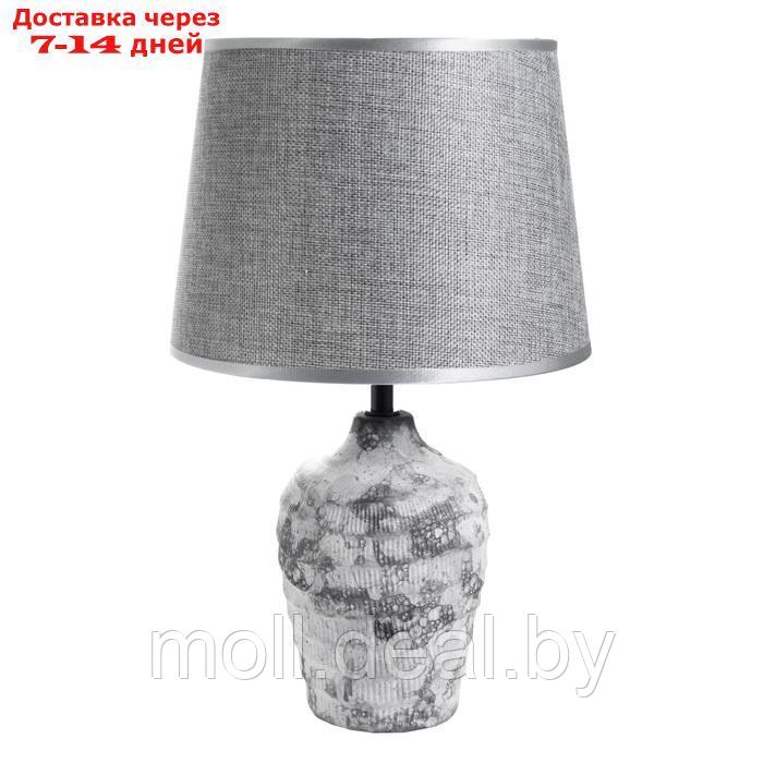 Настольная лампа "Далия" Е14 40Вт серый 22,5х22,5х37см - фото 7 - id-p212288564