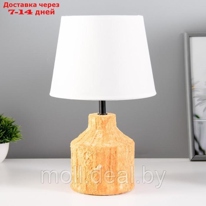 Настольная лампа "Эсмира" Е14 40Вт оранжевый 12,5х12,5х31см - фото 1 - id-p212288606