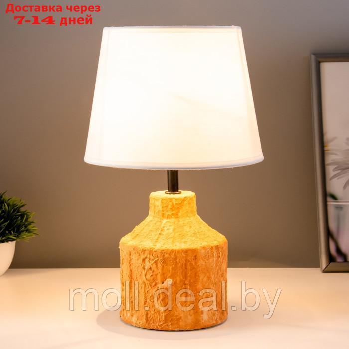 Настольная лампа "Эсмира" Е14 40Вт оранжевый 12,5х12,5х31см - фото 2 - id-p212288606