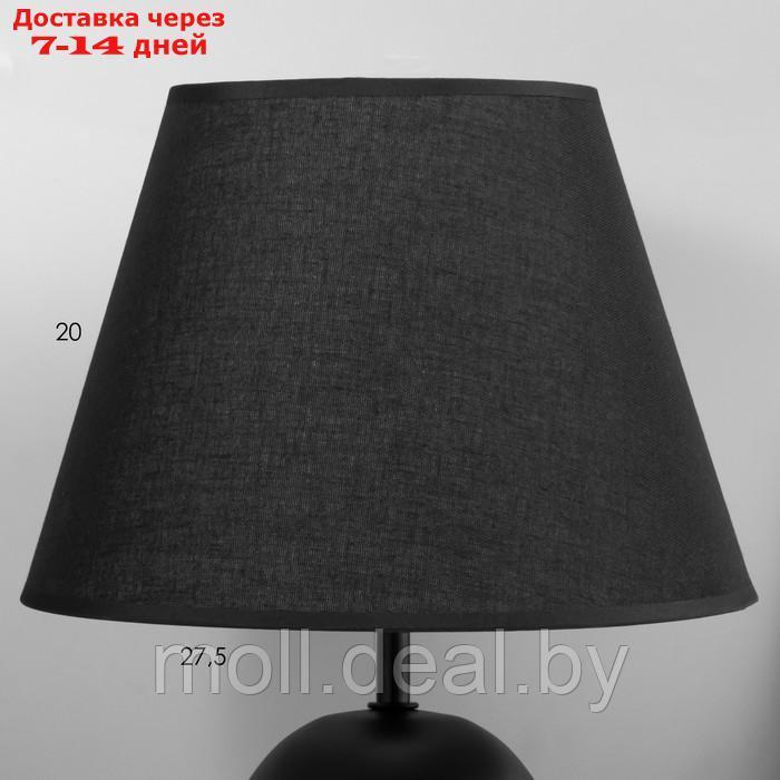 Настольная лампа "Бирма" E14 40Вт черный 27х27х42 см - фото 3 - id-p212288611