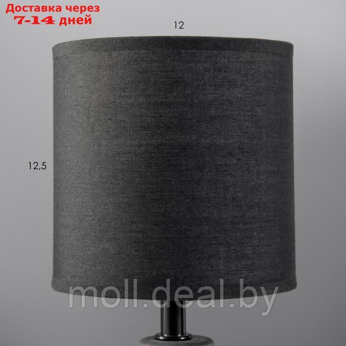 Настольная лампа "Радия" Е14 40Вт черный 12,5х12,5х30см - фото 5 - id-p212288636