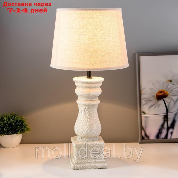 Настольная лампа "Стелла" Е14 40Вт серый 22,5х22,5х47см - фото 2 - id-p212288656