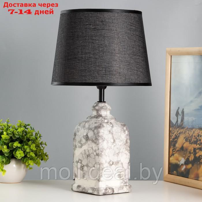 Настольная лампа "Эдда" Е14 40Вт серый 22,5х22,5х37см - фото 1 - id-p212288661