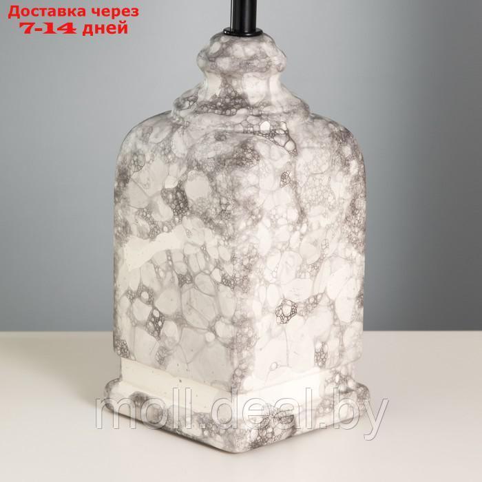 Настольная лампа "Эдда" Е14 40Вт серый 22,5х22,5х37см - фото 4 - id-p212288661