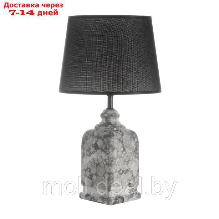 Настольная лампа "Эдда" Е14 40Вт серый 22,5х22,5х37см - фото 6 - id-p212288661