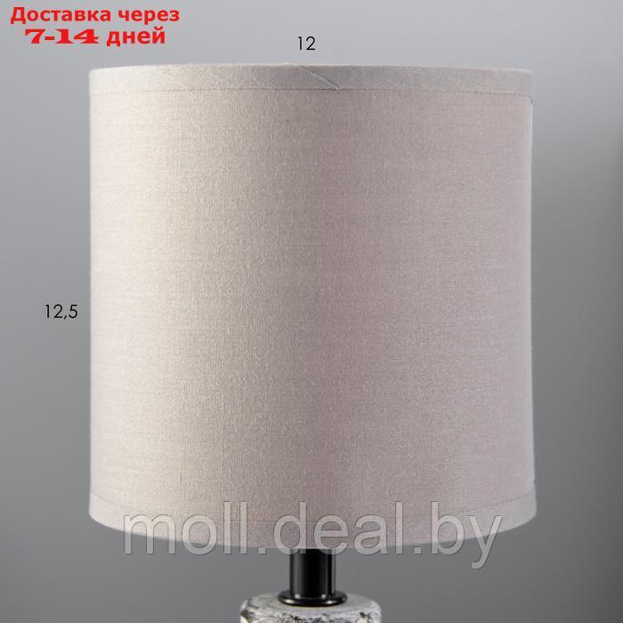 Настольная лампа "Радия" Е14 40Вт серый 12,5х12,5х30см - фото 5 - id-p212288663