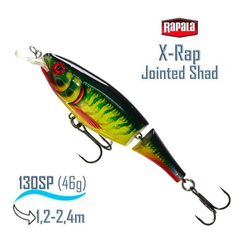Воблер RAPALA X-Rap Jointed Shad 13, HTP - фото 1 - id-p212324729
