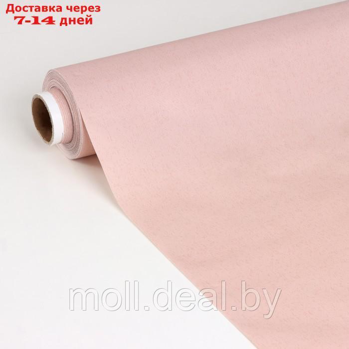 Клеёнка столовая на нетканой основе Доляна "Мини", ширина 137 см, рулон 20 м, цвет розовый - фото 3 - id-p212288736