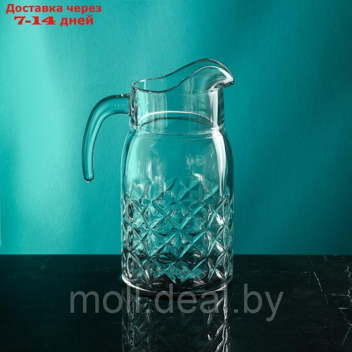 Набор кувшин с шестью стаканами из стекла, кувшин 2 л, стаканы 300 мл, Иран - фото 2 - id-p212288763