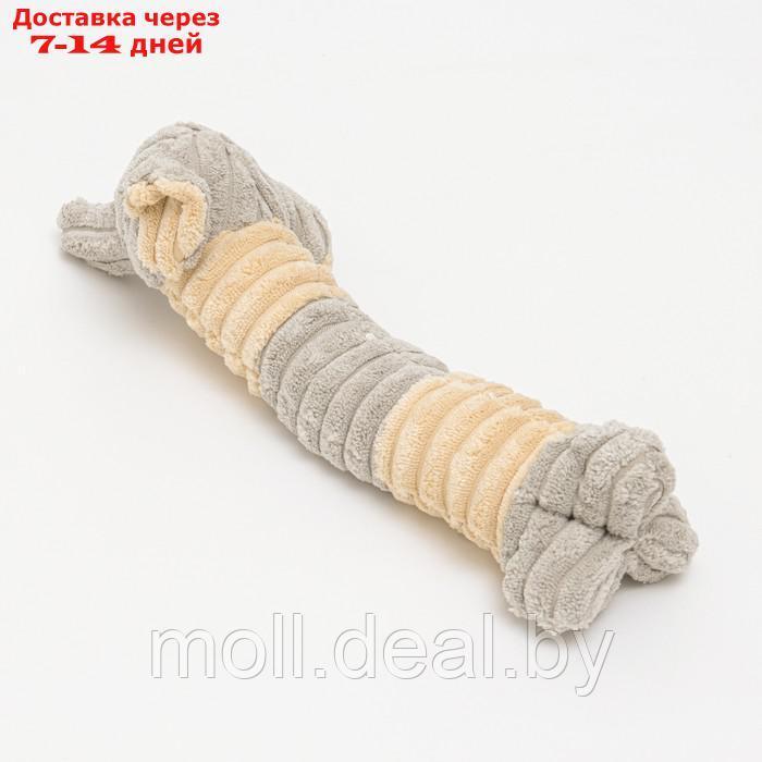 Игрушка текстильная "Пес", 24 х 8 см, серый - фото 2 - id-p212288968