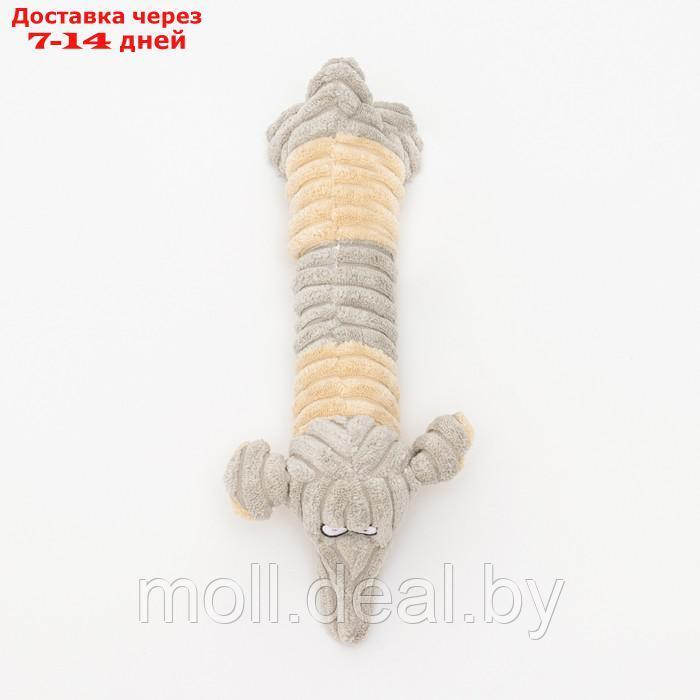 Игрушка текстильная "Пес", 24 х 8 см, серый - фото 4 - id-p212288968