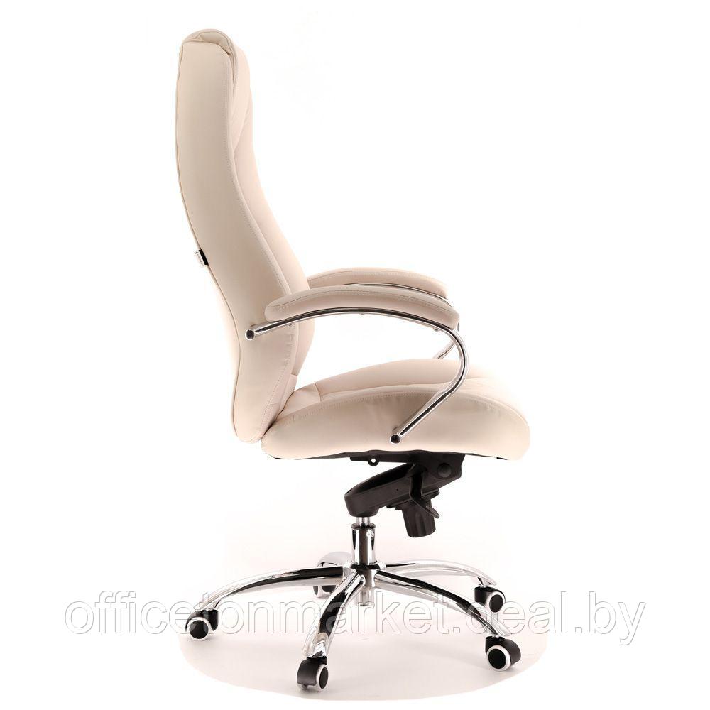 Кресло для руководителя EVERPROF "DRIFT PU", экокожа, кремовый - фото 2 - id-p212323662