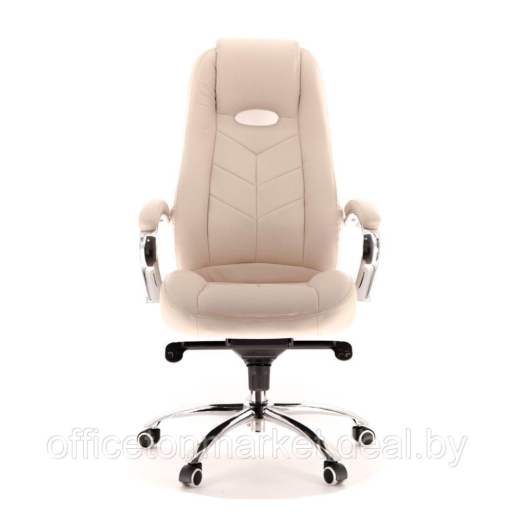Кресло для руководителя EVERPROF "DRIFT PU", экокожа, кремовый - фото 3 - id-p212323662
