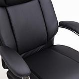 Кресло поворотное OCTAVIAN, CHROME, ECO (черный), фото 6