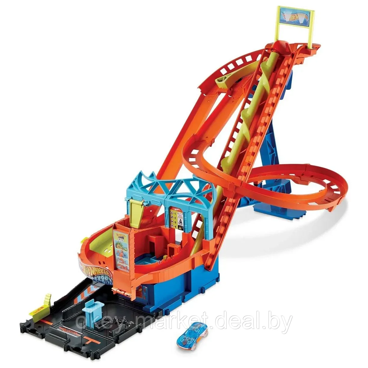 Игровой трек Hot Wheels Сити Американские горки HDP04 - фото 4 - id-p212339829