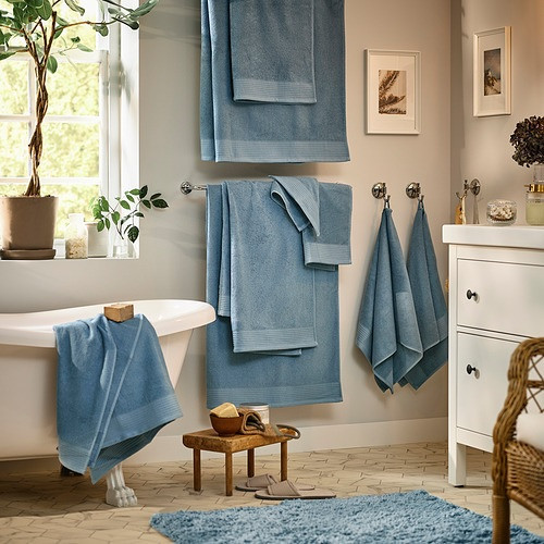 IKEA/ ВИНАРН банное полотенце, 70x140 см, синий - фото 5 - id-p212409679
