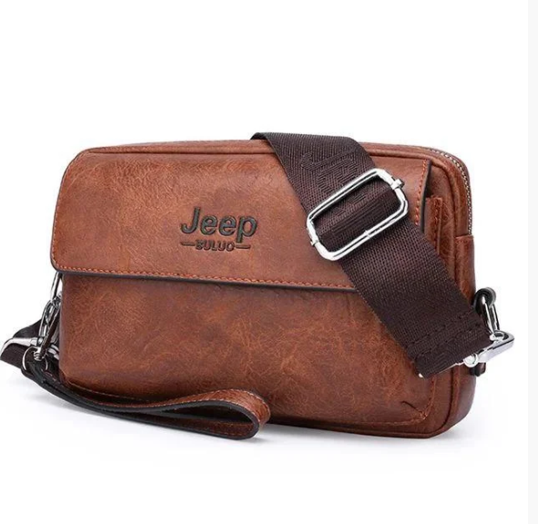 Мужская сумка-клатч Jeep Buluo с плечевым ремнём - фото 5 - id-p212409803
