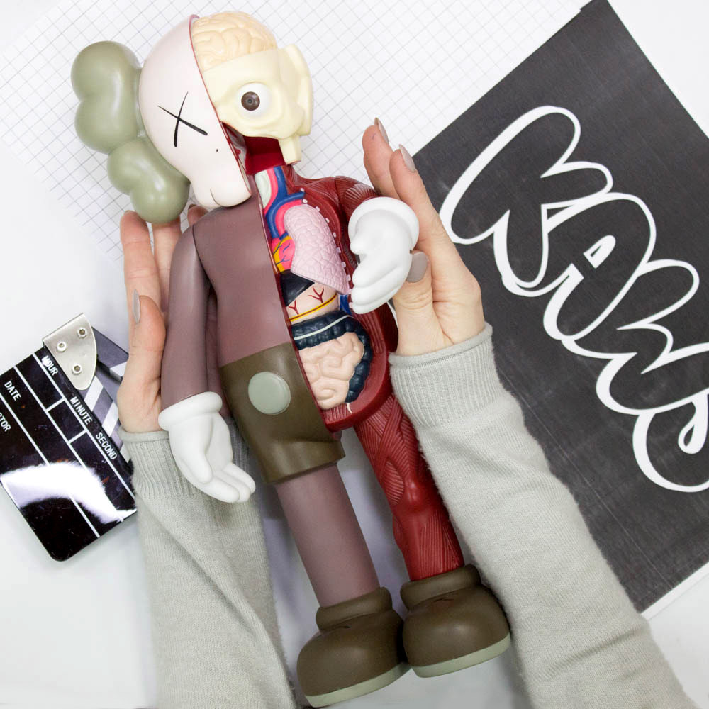 Kaws Dissected Brown Игрушка 40 см - фото 1 - id-p203542238