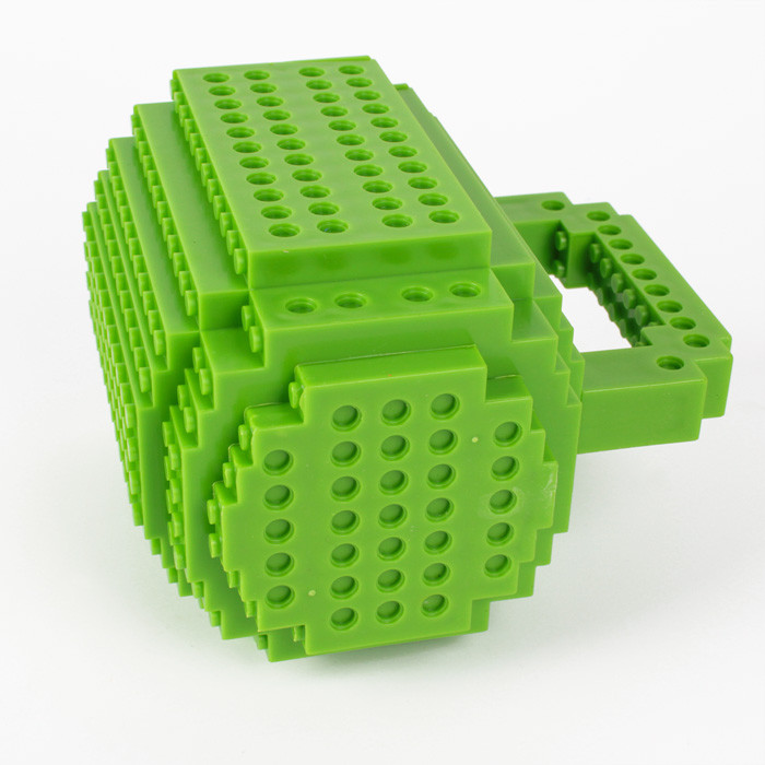 Подарочная кружка-конструктор Лего 400мл разные цвета!! - фото 4 - id-p193477245