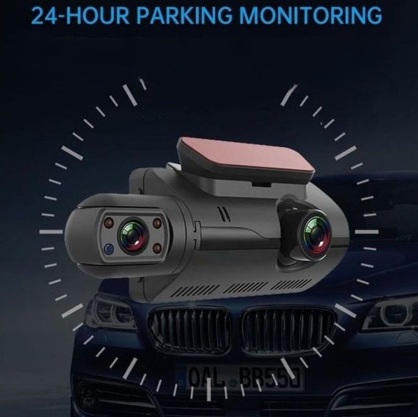 Видеорегистратор Vehicle BlackBOX DVR Dual Lens A68 с тремя камерами для автомобиля (фронт и салон+ камера зад - фото 6 - id-p204233840