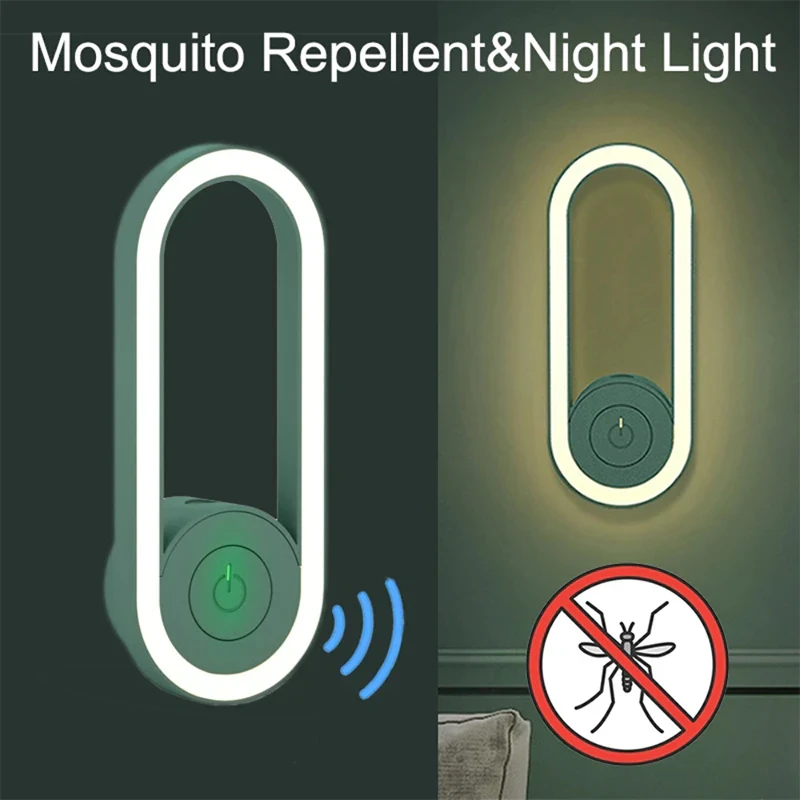 Ультразвуковой отпугиватель - ночник от насекомых Ultrasonic insect repellent night light 37%