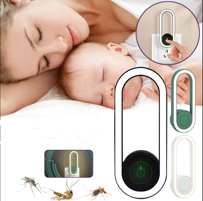 Ультразвуковой отпугиватель - ночник от насекомых Ultrasonic insect repellent night light 37% - фото 1 - id-p212410176