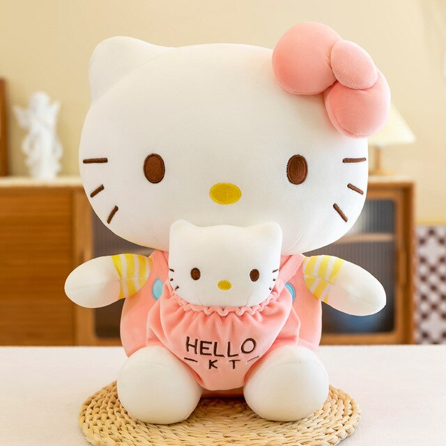 Мягкая игрушка Хэллоу Китти Hello Kitty с малышом, рост 35-40 см - фото 1 - id-p212410181